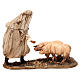 Hirte mit Schweinen, für 13 cm Krippe von Angela Tripi, Terrakotta s6