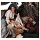 Flucht nach Ägypten - Erholung Josefs, für 25 cm Krippe von Angela Tripi, Terrakotta s2