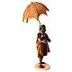 Servant with umbrella for 18 cm Nativity scene, Angela Tripi s5