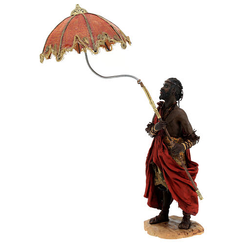 Esclave avec parasol 18 cm atelier Angela Tripi 3