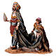 Heiliger König und Page, für 18 cm Krippe von Angela Tripi, Terrakotta s1