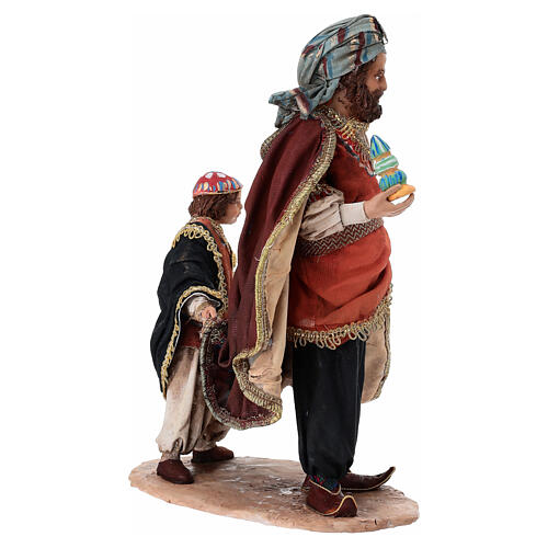 Rey Mago con paje 18 cm Angela Tripi 5