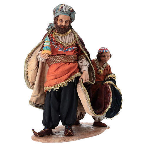 Magi King with servant 18 cm, Angela Tripi 3