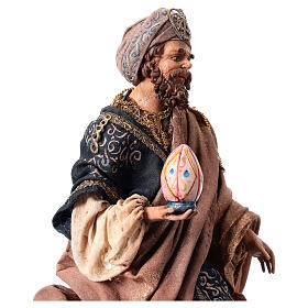 King for 18 cm Nativity scene, Angela Tripi