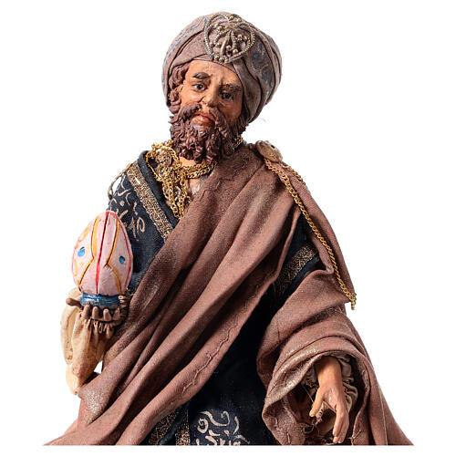 King for 18 cm Nativity scene, Angela Tripi 4