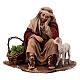 Annunciation to the shepherds: resting shepherd for 30 cm Nativity scene, Angela Tripi s1