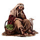 Annunciation to the shepherds: resting shepherd for 30 cm Nativity scene, Angela Tripi s5