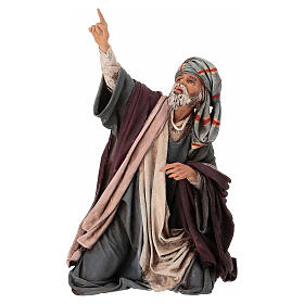 Annunciation to the shepherds: amazed shepherd for 30 cm Nativity scene, Angela Tripi