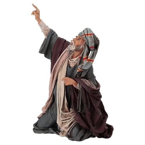 Anunciação aos Pastores: Maravilhado para Presépio Angela Tripi com figuras de altura média 30 cm 5