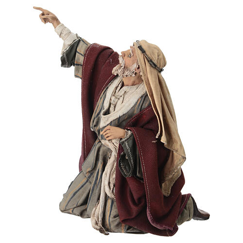 Anunciação aos Pastores: Maravilhado para Presépio Angela Tripi com figuras de altura média 30 cm 6