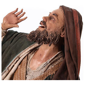 Annunciation to the shepherds: scared shepherd for 30 cm Nativity scene, Angela Tripi