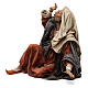 Annunciation to the shepherds: scared shepherd for 30 cm Nativity scene, Angela Tripi s3