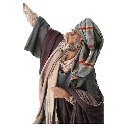 Anunciación a los pastores: pastor asustado 30 cm Angela Tripi 5