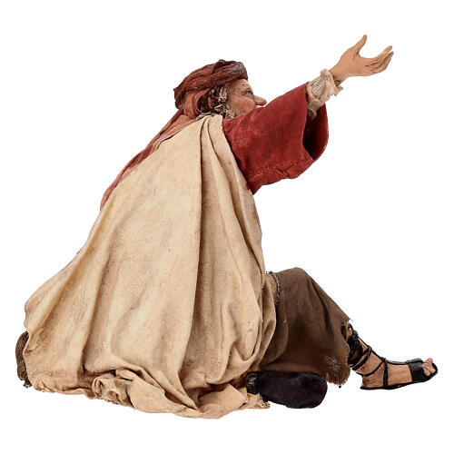 Shepherd in awe- announcement to the shepherds 30 cm, Angela Tripi 8