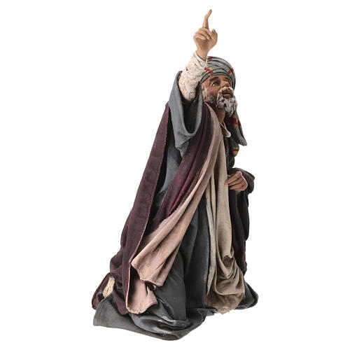 Shepherd in awe- announcement to the shepherds 30 cm, Angela Tripi 3