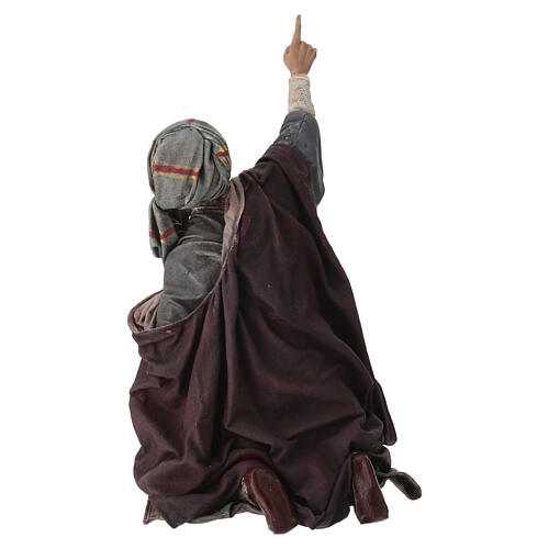 Shepherd in awe- announcement to the shepherds 30 cm, Angela Tripi 6