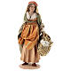 Shepherdess with baskets, 18 cm Nativity Angela Tripi s1