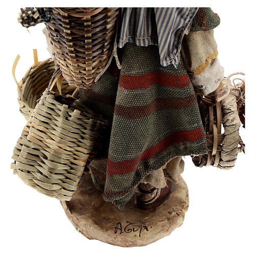 Basket maker for 18 cm Nativity scene, Angela Tripi 6