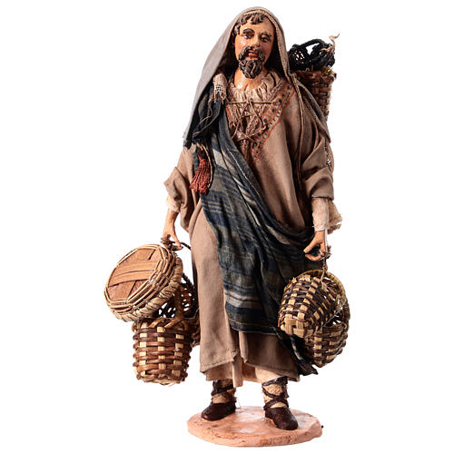 Basket maker for 18 cm Nativity scene, Angela Tripi 1