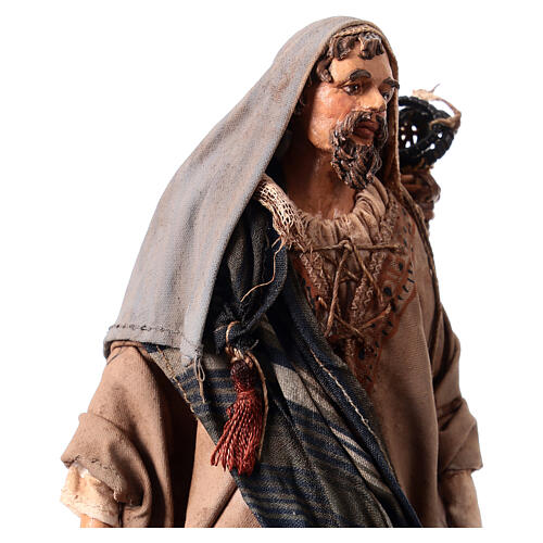 Cestaio per presepe 18 cm Angela Tripi 4