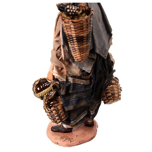 Cestaio per presepe 18 cm Angela Tripi 7