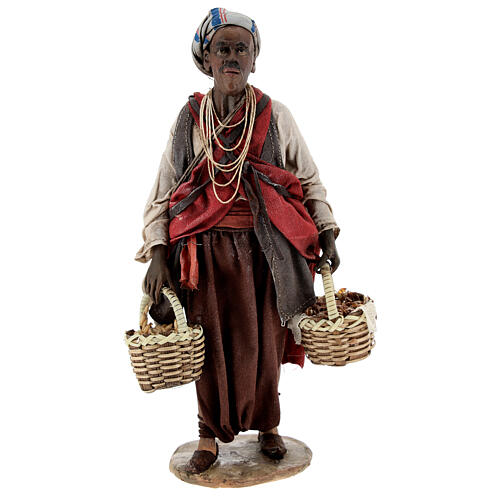 Servant with seeds for 18 cm Nativity scene, Angela Tripi 1