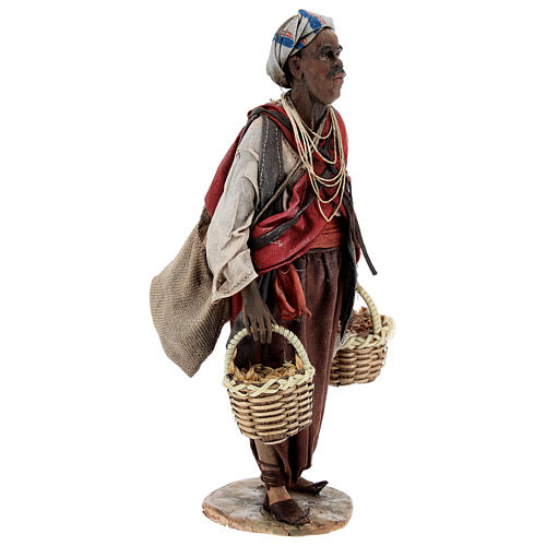 Servant with seeds for 18 cm Nativity scene, Angela Tripi 5