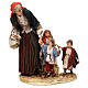 Elderly woman with 3 children 30 cm Angela Tripi Nativity Scene s1