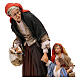 Elderly woman with 3 children 30 cm Angela Tripi Nativity Scene s2