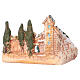 Stajenka z terakoty, Deruta, scena Bożego Narodzenia, 3 cm, 10x15x10 cm s4