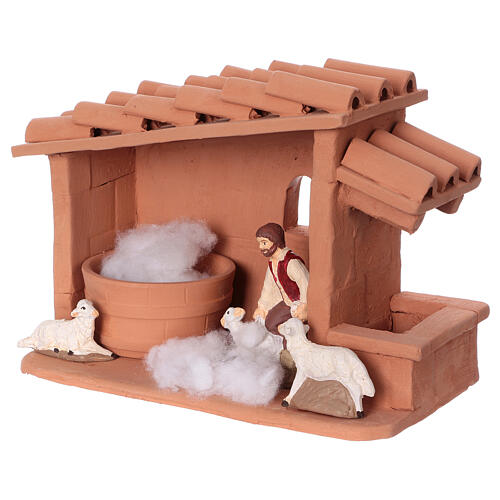 Strzyżący owieczki, Deruta, 10 cm 7