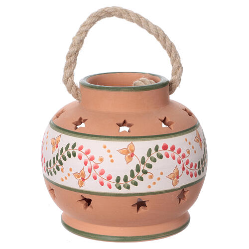 Lampion zielony, do szopki, 6 cm, Deruta 4