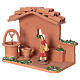 Terracotta woman at the well for Nativity scene 10 cm made in Deruta s3