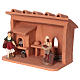 Terracotta baker for Nativity scene 10 cm made in Deruta s3