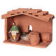 Terracotta cooper for Nativity scene 10 cm made in Deruta s3