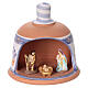 Szopka z niebieskiej terakoty, 3 cm, Deruta s1