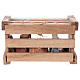 Portable wooden crate with Nativity, 8 cm Deruta s5