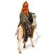 Nativity scene King on camel 13 cm by Angela Tripi s5
