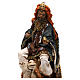 Re Magio su cammello per presepe 13 cm Tripi s2