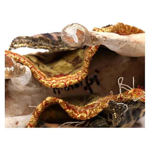 Rei Mago montando o camelo para Presépio Angela Tripi com figuras de altura média 13 cm 6