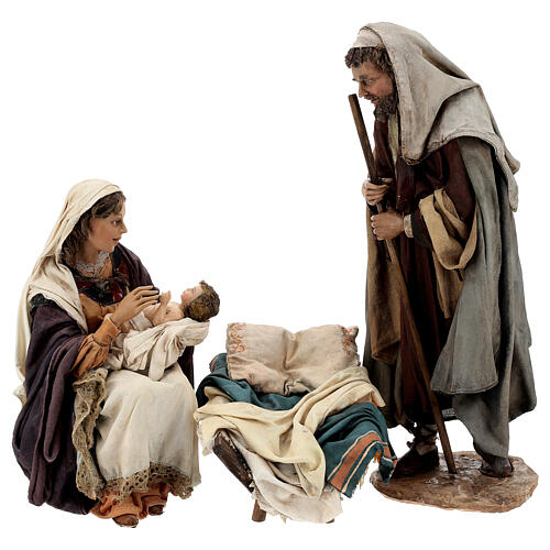Nativity scene, Mary holding the Child 30 cm by Angela Tripi 1