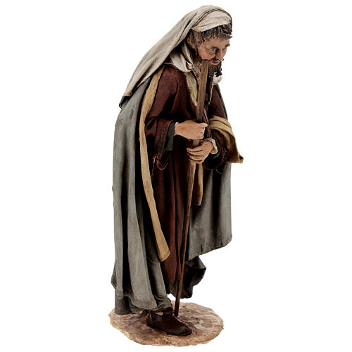 Natividade Virgem Maria com Menino Jesus no colo Presépio Angela Tripi com figuras de altura média 30 cm 4