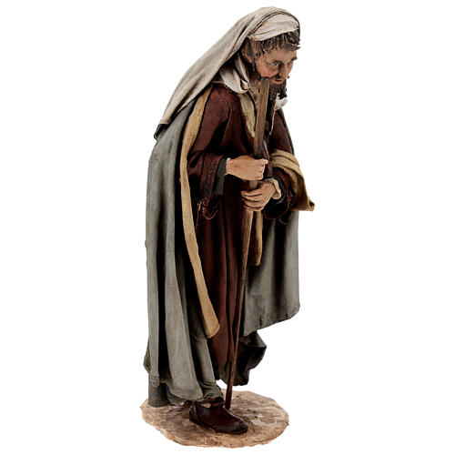 Natividade Virgem Maria com Menino Jesus no colo Presépio Angela Tripi com figuras de altura média 30 cm 9