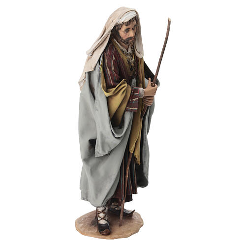Natividade Virgem Maria com Menino Jesus no colo Presépio Angela Tripi com figuras de altura média 30 cm 8
