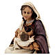 Natividade Virgem Maria com Menino Jesus no colo Presépio Angela Tripi com figuras de altura média 30 cm s5