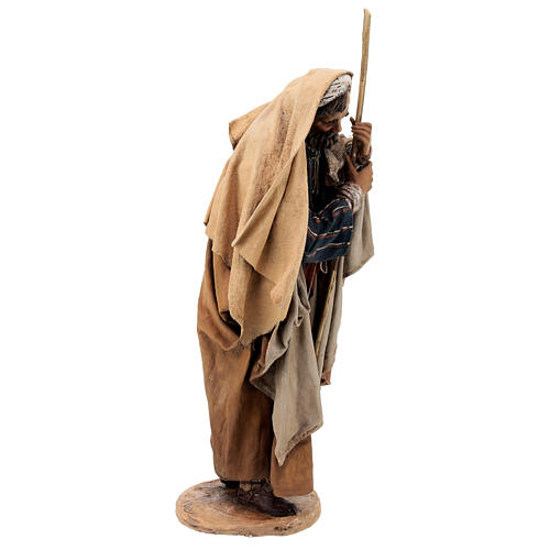 Natividade com anjos Presépio Angela Tripi com figuras de altura média 30 cm 11