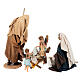 Natividade com anjos Presépio Angela Tripi com figuras de altura média 30 cm s12