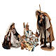 Holy Family set with putti, 30 cm Tripi nativity s1