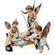 Holy Family set with putti, 30 cm Tripi nativity s5