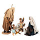 Holy Family set with putti, 30 cm Tripi nativity s13